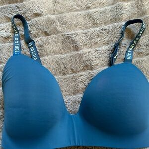Victoria's Secret Teal Bra with Logo Straps